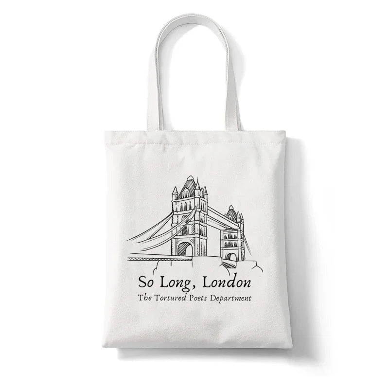 London Print Tote Bag