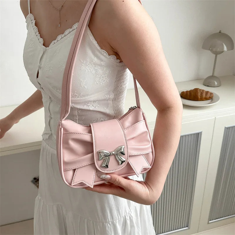 Sweet Bow Small Shoulder Bags