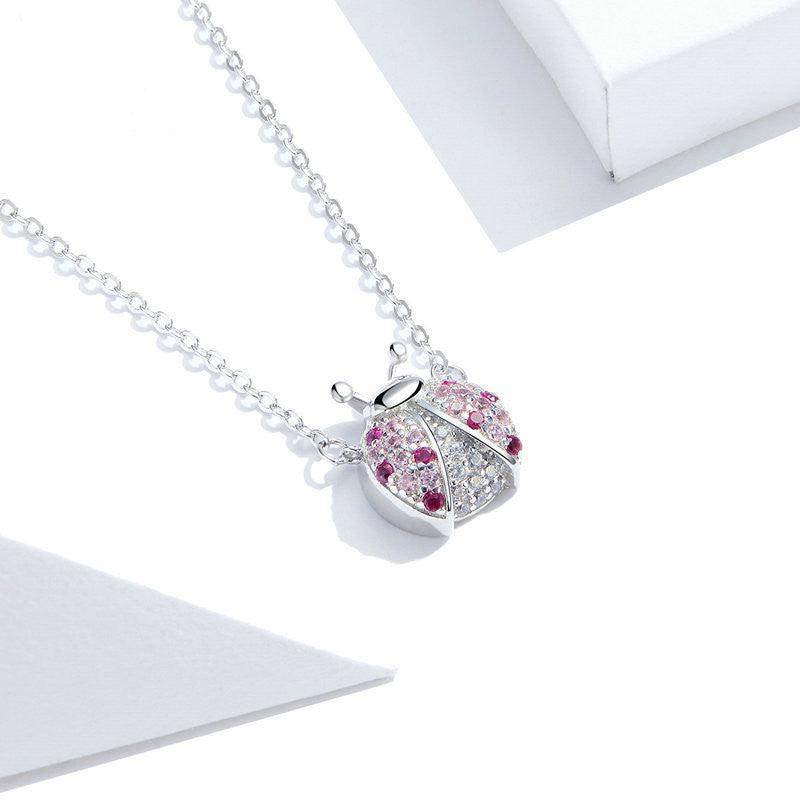 Little Ladybug Sterling Silver Pendant - Luxevoix