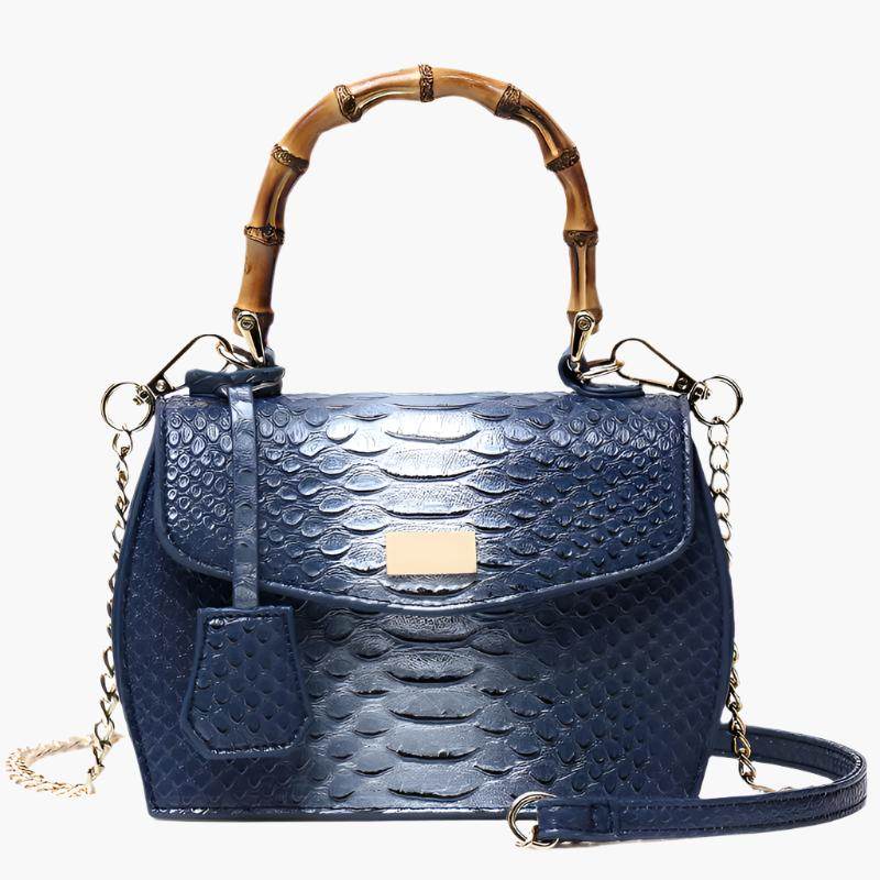 Snake Print Handbag - Luxevoix
