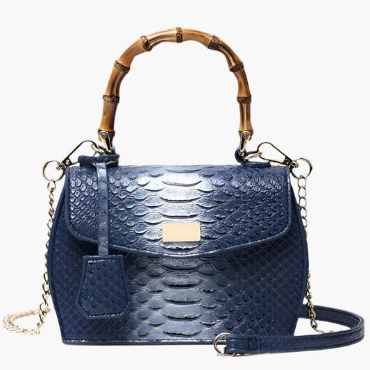 Snake Print Handbag - Luxevoix