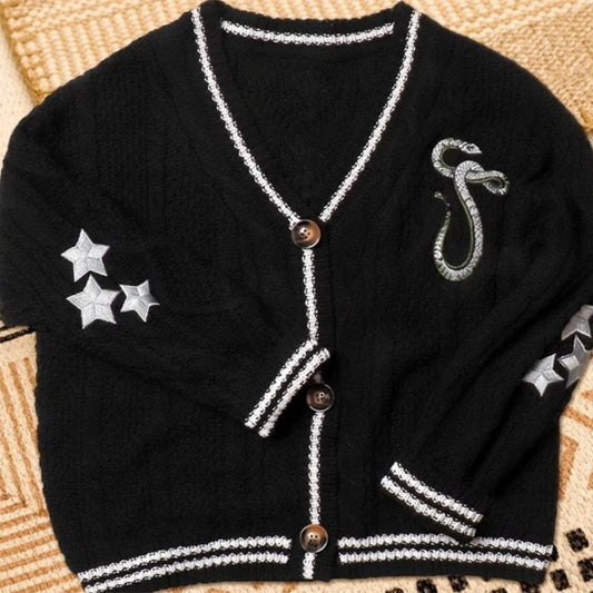 Women's V-neck Long Sleeve Sweater