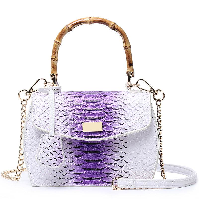 Snake Print Handbag - Luxevoix