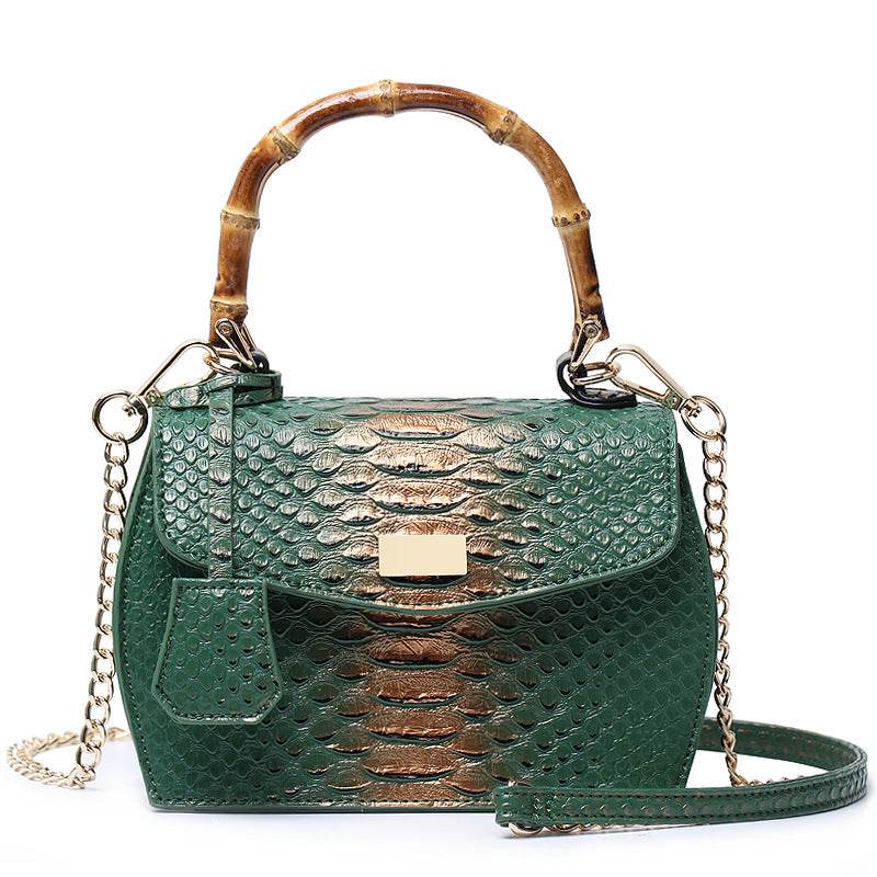 Snake Print Handbag - Luxevoix