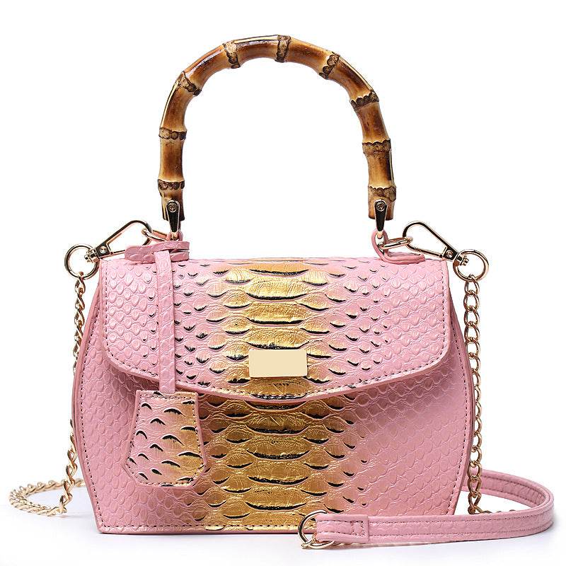 Snake Print Handbag - Luxevoix