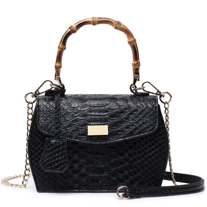 Snake Print Handbag - Luxevoix