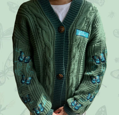 Youthful-looking Loose Casual Cardigan