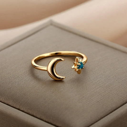 Moon Star Rings For Women