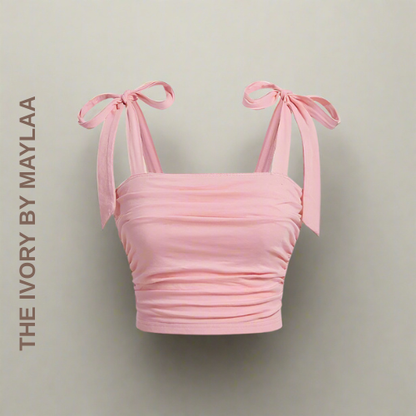Wide Strap Slim Fit Crop Top