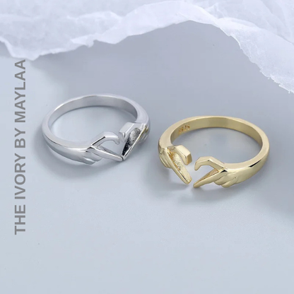 Love Hand with Heart Shaped Ring
