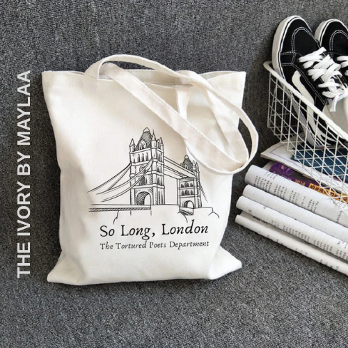 London Print Tote Bag
