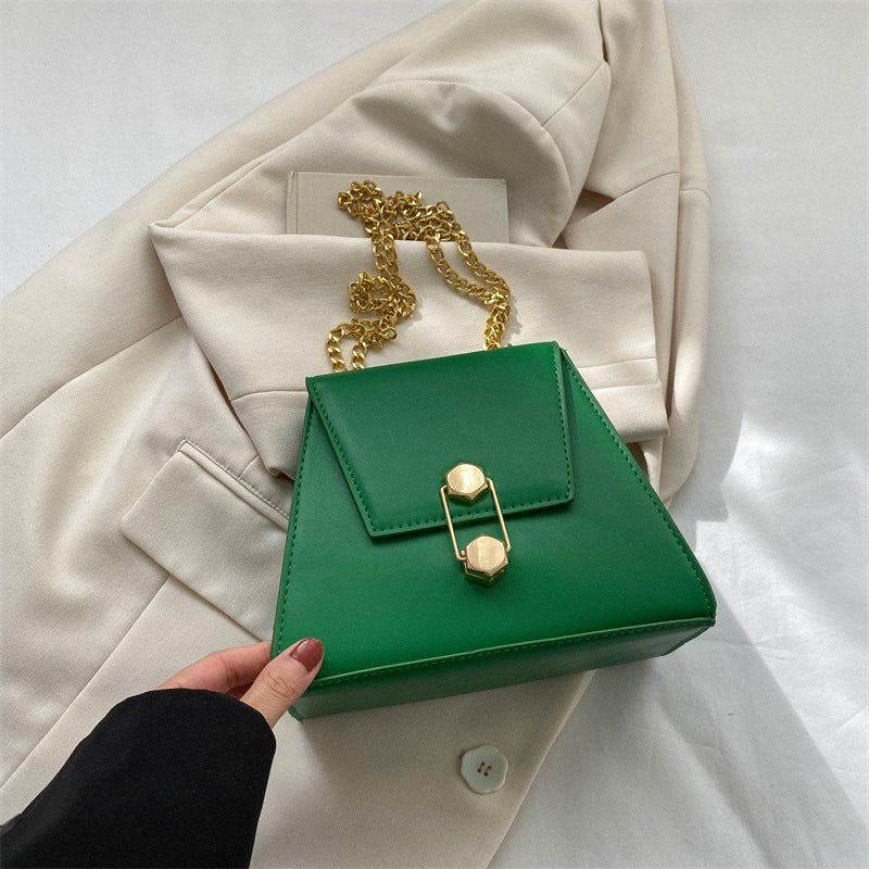 Retro Chain Messenger Bag for Women - Luxevoix
