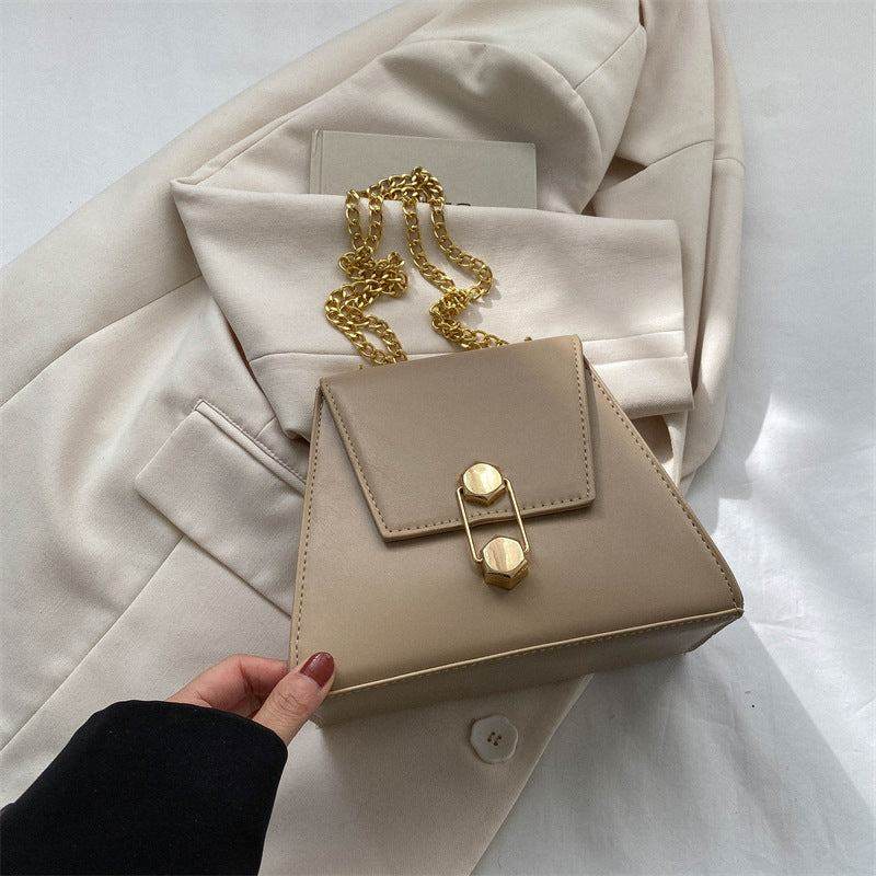 Retro Chain Messenger Bag for Women - Luxevoix