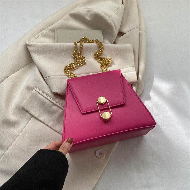 Retro Chain Messenger Bag for Women - Luxevoix