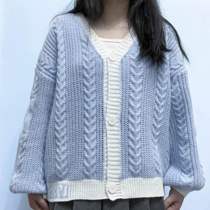 Loose Casual Knitwear Cardigan