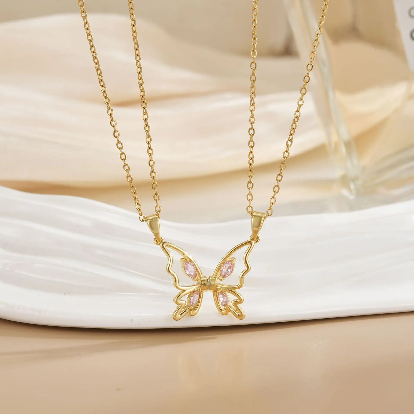 Magnetic Sun Moon Necklace