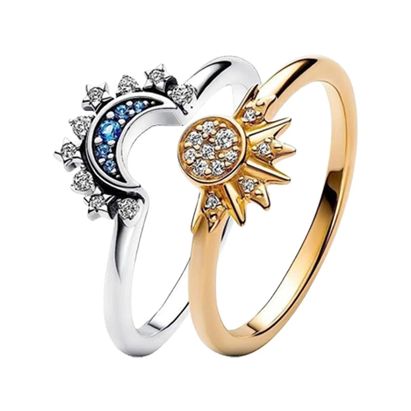 Star Moon Sun Ring