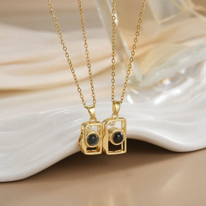 Magnetic Sun Moon Necklace