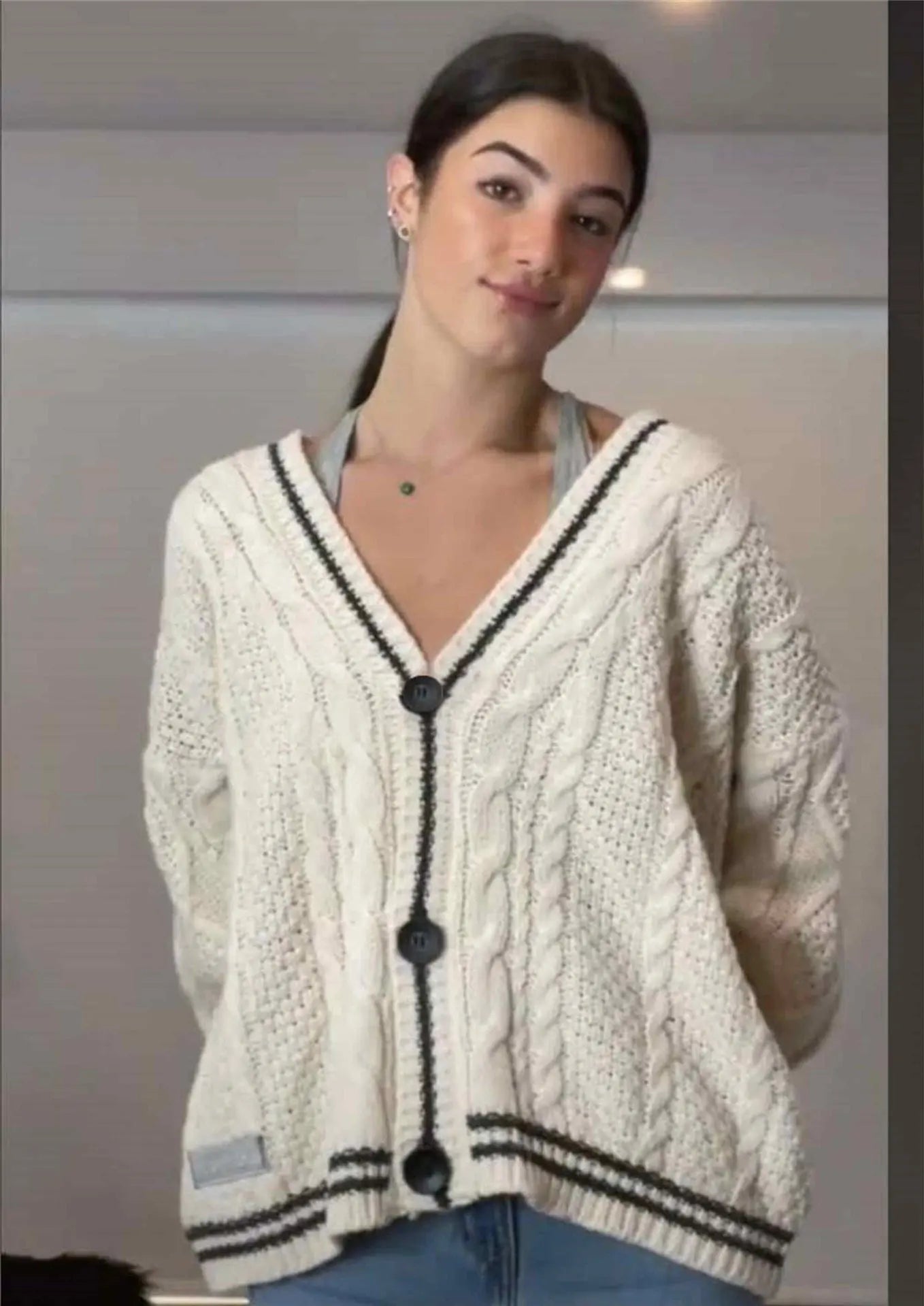 Vintage Embroidery Star Loose Sweaters for Women