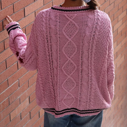 Pink Cardigan with Star