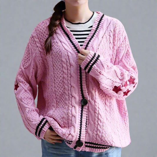 Pink Cardigan with star