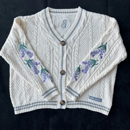 Wisteria Bloom Vintage Sweater