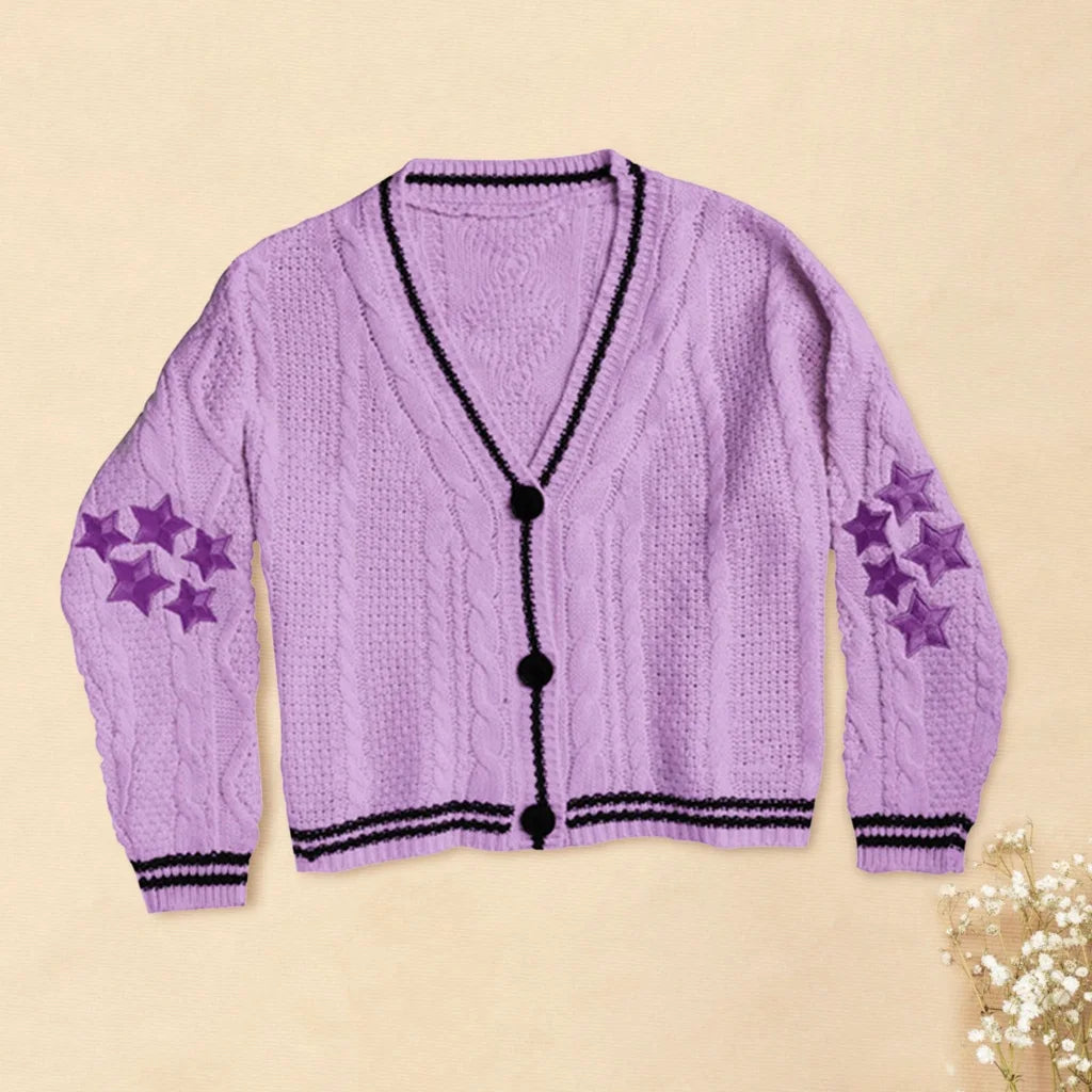 Pastel Harmony Woven Sweater