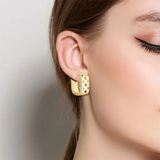 Gold Charms Earrings