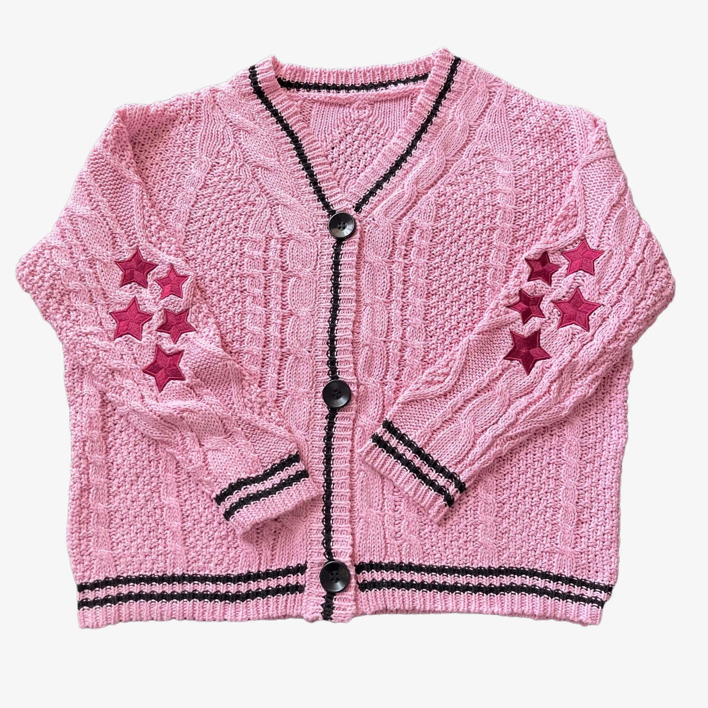 Pink Cardigan with Star
