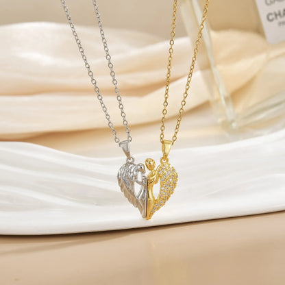 Magnetic Sun Moon Necklace