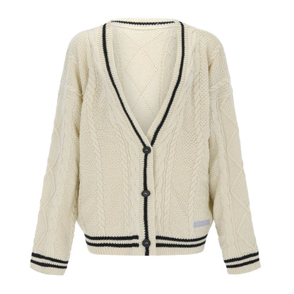 Vintage Embroidery Star Loose Sweaters for Women