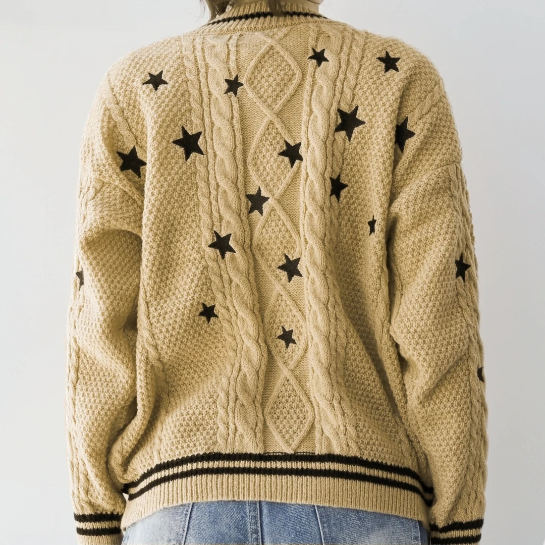 Whimsical Butterfly Knit Sweater