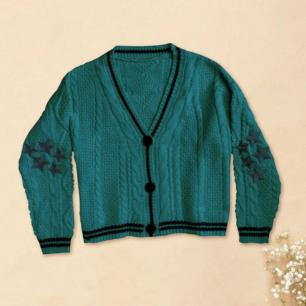 Pastel Harmony Woven Sweater