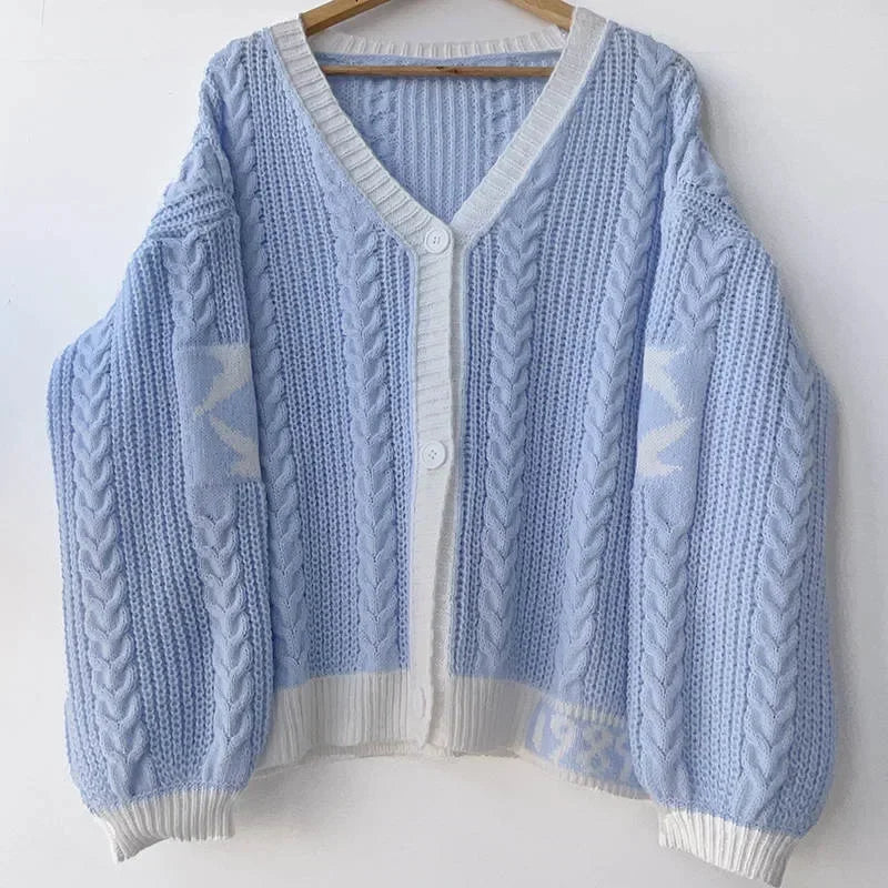 Loose Casual Knitwear Cardigan