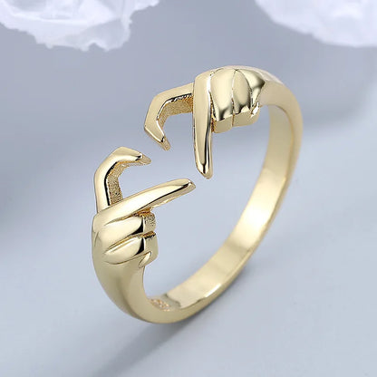 Love Hand with Heart Shaped Ring