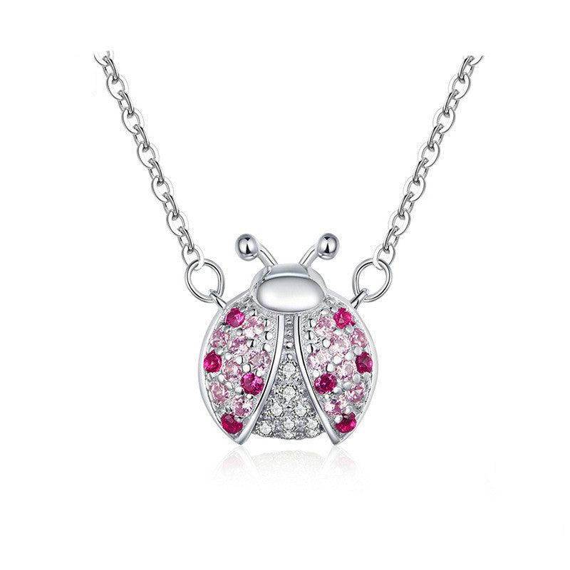 Little Ladybug Sterling Silver Pendant - Luxevoix